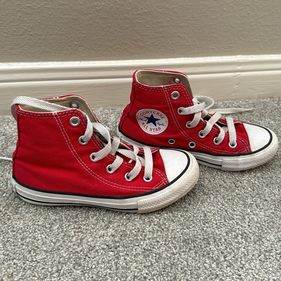 Red Toddler Converse - Picture 3 of 7